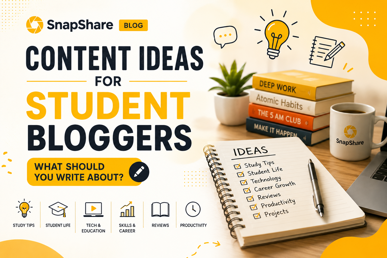 Content Ideas for Student Bloggers: What Should You Write About?